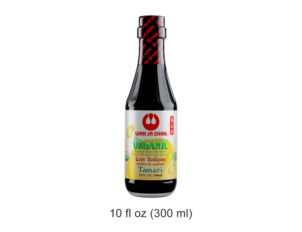 Organic Tamari Soy Sauce Gluten Free Less Sodium – WAN JA SHAN