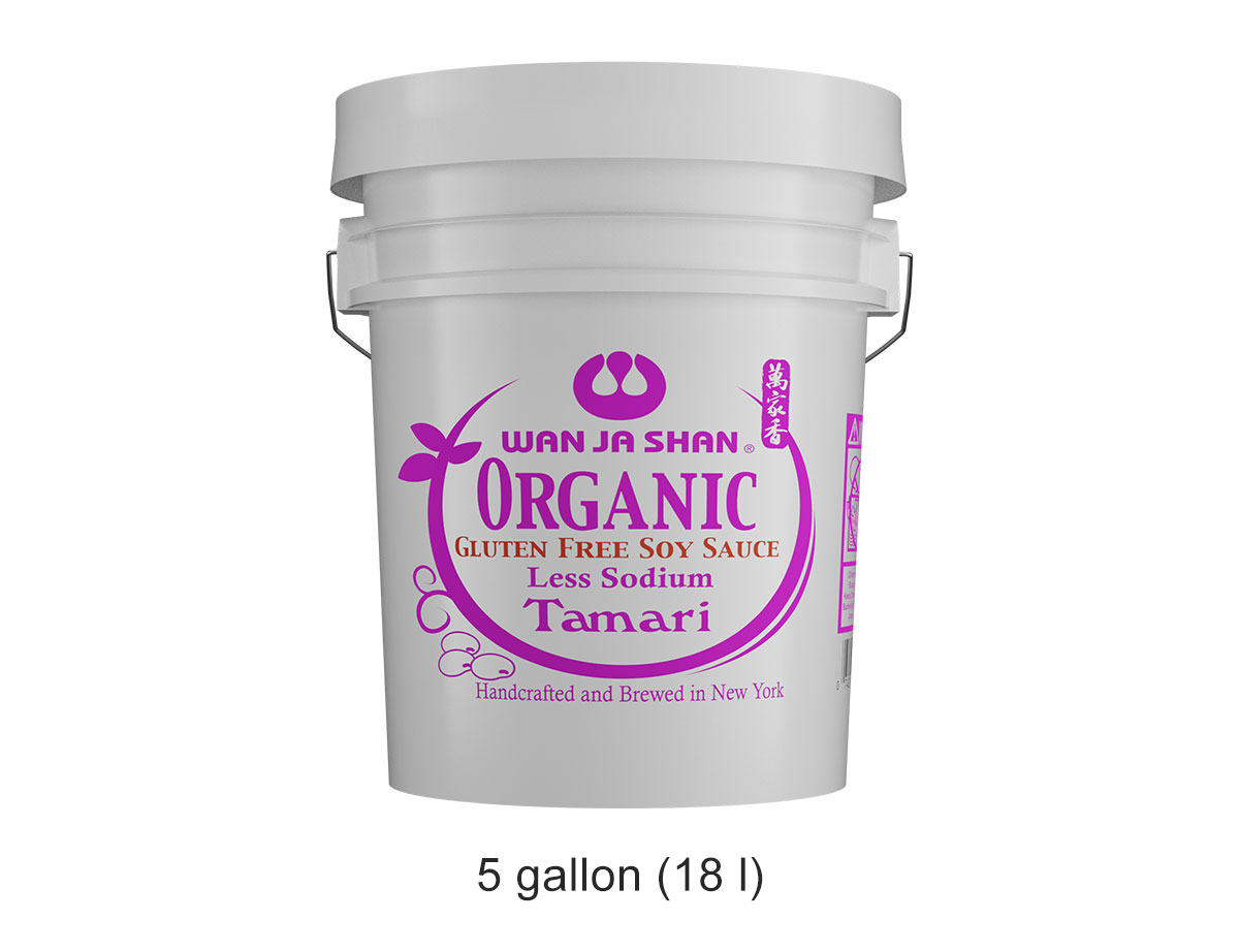 Organic Tamari Gluten Free Less Sodium Sauce